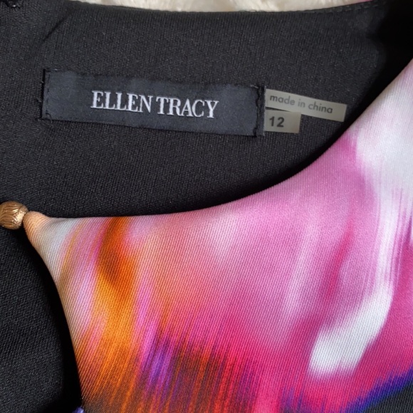 NWT Ellen Tracy Floral Scuba Sheath Dress - Picture 7 of 10